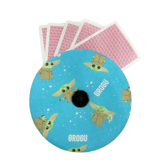 Card Holder for Card Games Handmade Grogu Mandalorian Baby Yoda - Picture 2 of 2